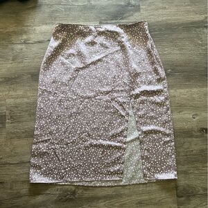 Abercrombie and Fitch satin midi skirt